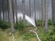 Bohrloch wird klargespült