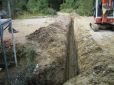 Verlegung Strom- und Steuerkabel zum Brunnen